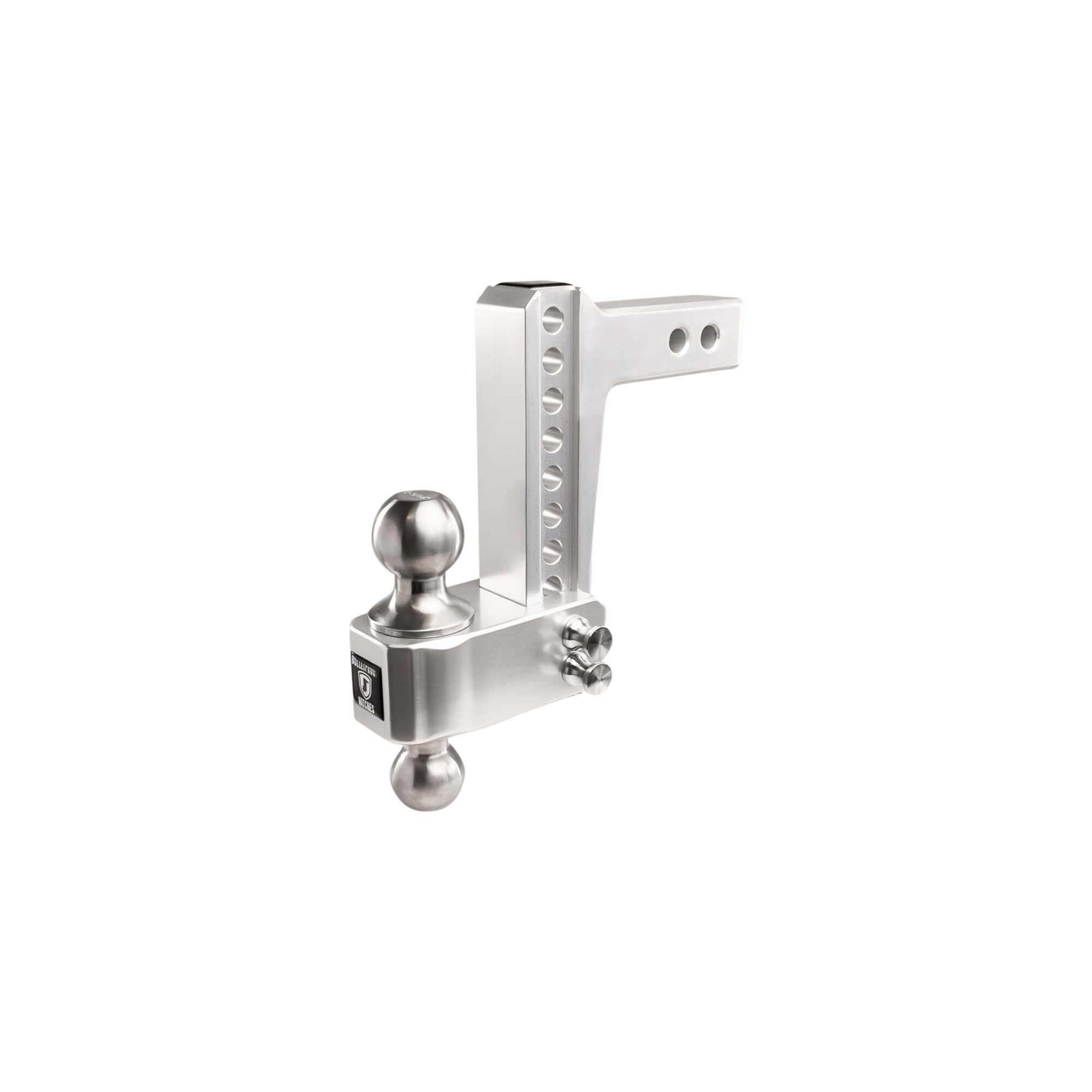 BulletProof Hitches Aluminum Hitch — 2in. Shank, 6in. Drop/Rise, Stainless Steel Dual Ball, 14,000-Lb. Capacity, Model# AL206S